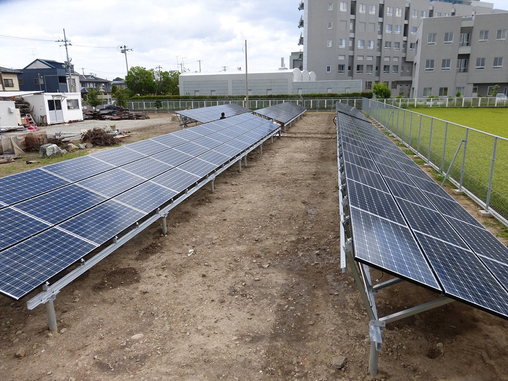 太陽光発電設備の導入（資材倉庫敷地内）
